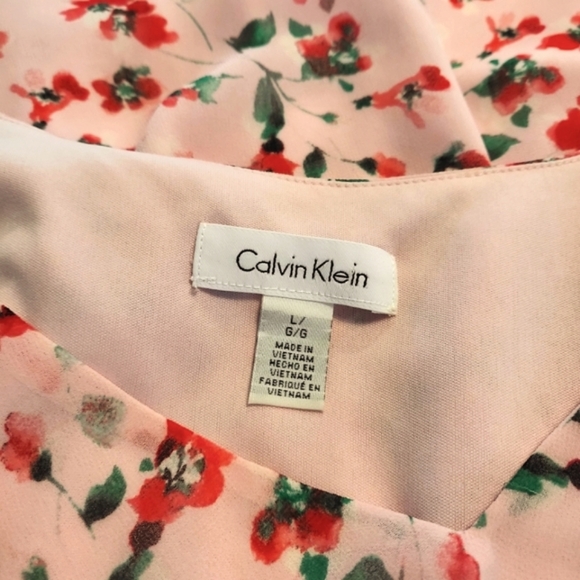 Calvin Klein floral career blouse - Picture 3 of 6
